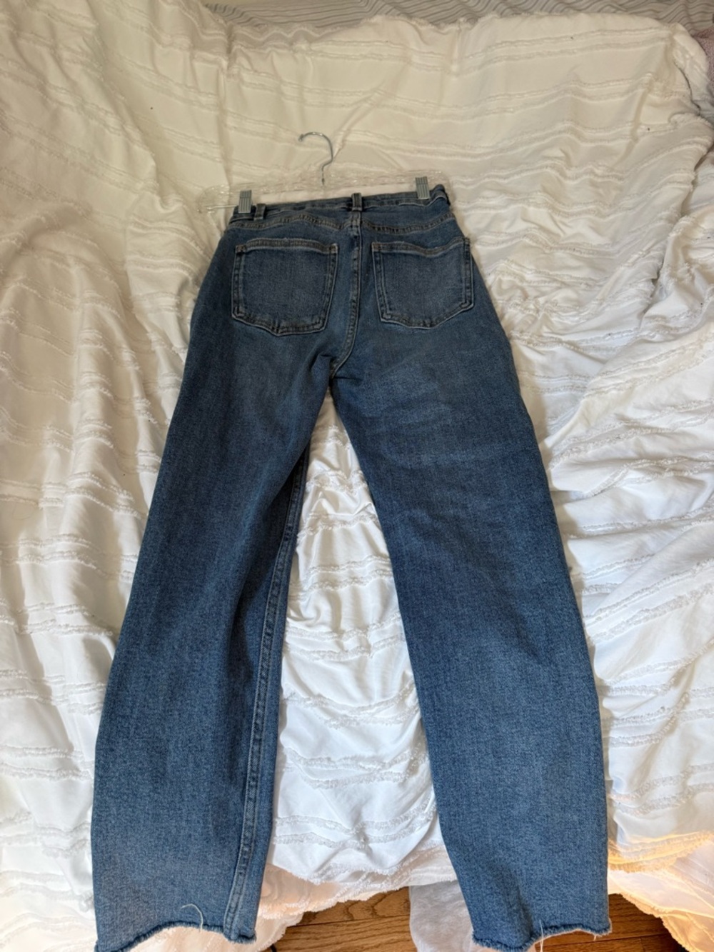 Primark Women's Blue Straight Jeans